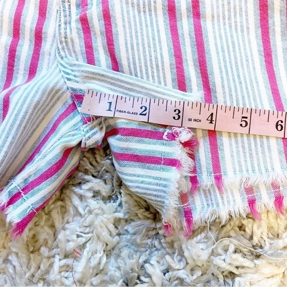 Sasson | Vintage 90’s Y2K Stripped Shorts Size 8/10 - Picture 4 of 8